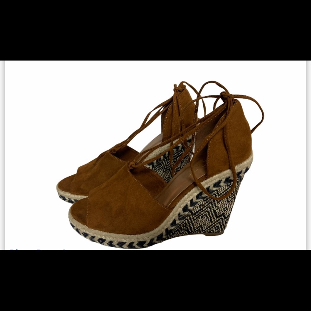 Sugar wedge sandals boho style